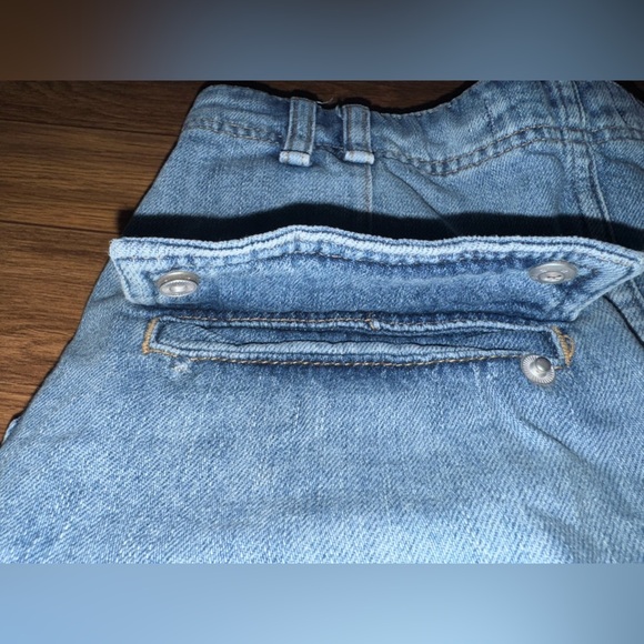 We The Free Denim Mini Skirt Zippers Pockets 28 - Picture 5 of 11